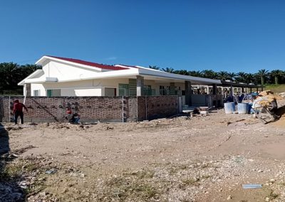 PHASE 3B – SINGLE - STOREY TERRACE HOUSES (FENCING WORK IN PROGRESS)
