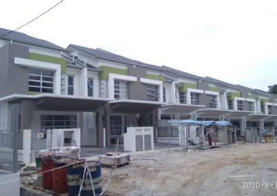 Erica : 2 Storey Terrace Houses (External infrastructure work in progress. Building structure is 70% completed)