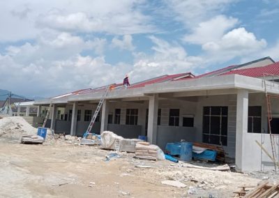 PHASE 3B – SINGLE-STOREY TERRACE HOUSES (PLASTERING WORK IN PROGRESS)