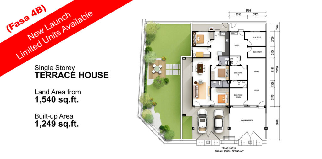 Taman Impiana Bidor Phase 4B Layout Plan